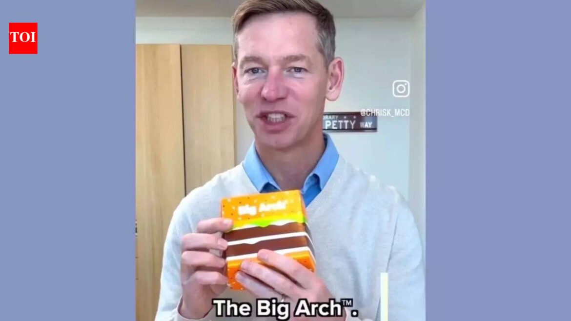 ‘He’s scared to bite it’: McDonald’s CEO mocked for calling Big Arch burger a ‘product’ in viral video