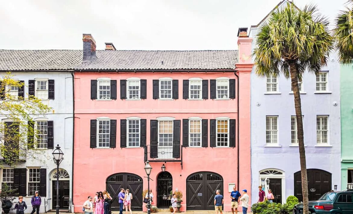 rainbow row charleston