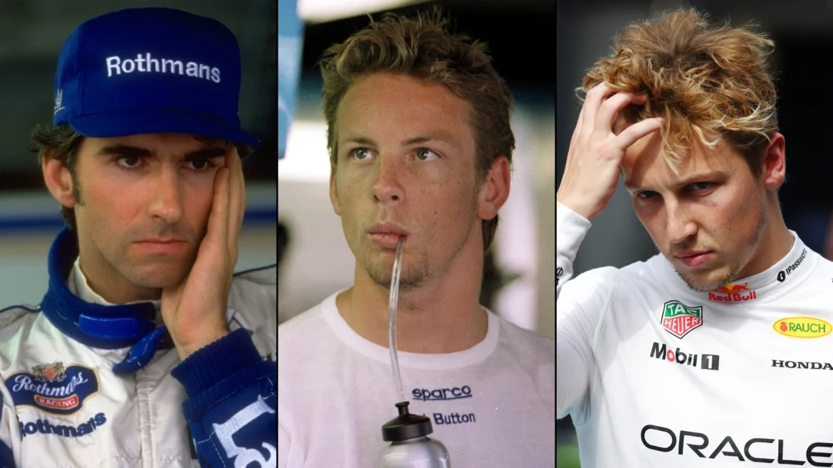 MELBOURNE, AUSTRALIA - MARCH 07: Eighth placed qualifier Liam Lawson of New Zealand and Visa Cash