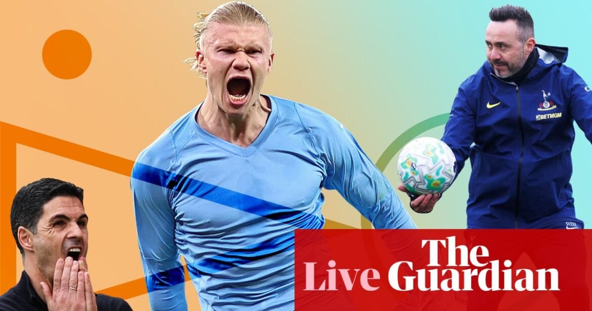 Arsenal angst, De Zerbi targets Spurs revival, Wrexham and Rangers in action – matchday live | Soccer