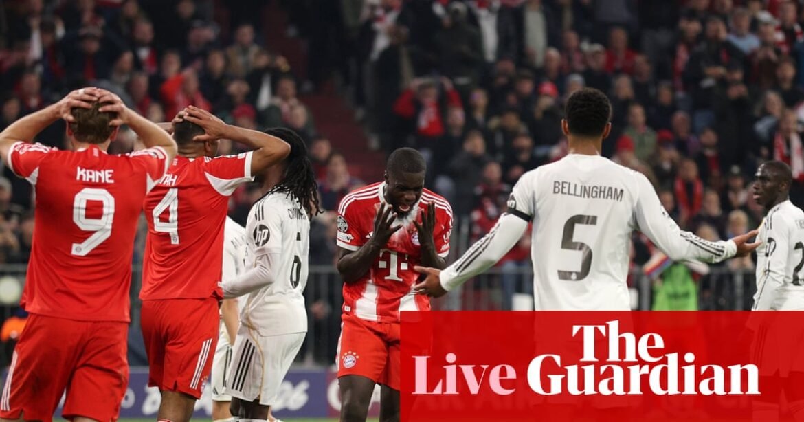 Bayern Munich v Real Madrid: Champions League quarter-final, second leg – live | Champions League