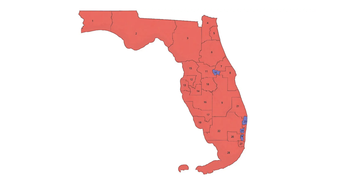 DeSantis sends his new congressional map to Florida lawmakers • Florida Phoenix