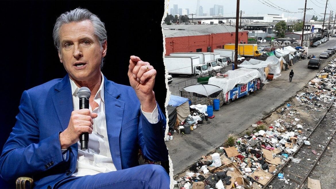 Democrats give Newsom a B on homelessness as...