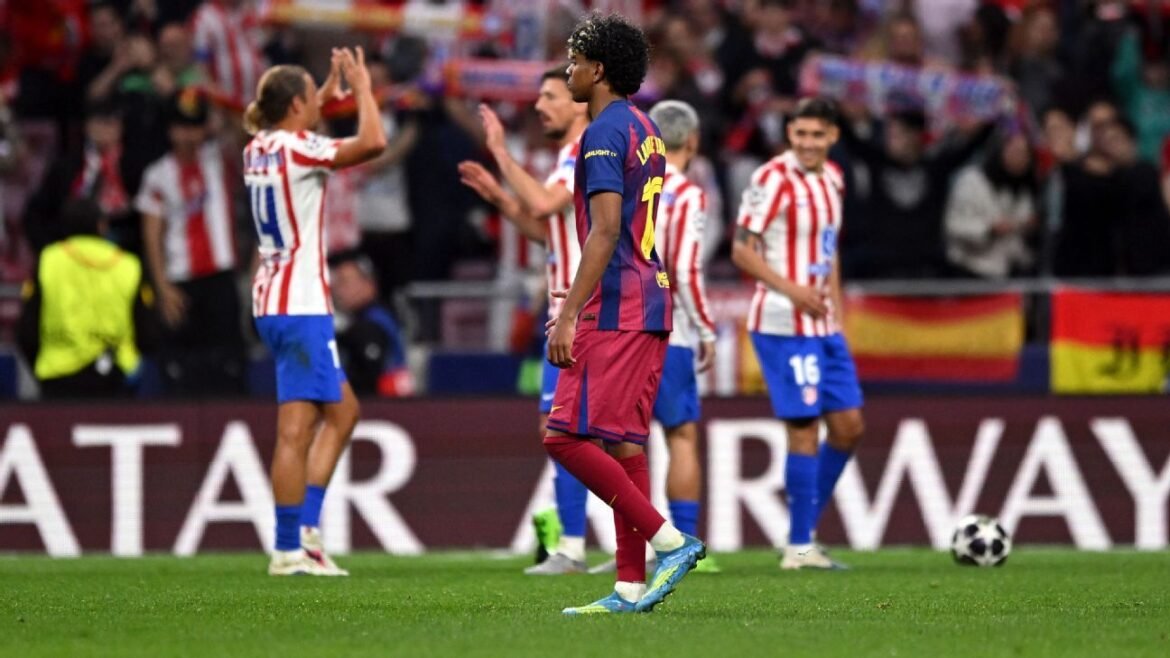 Despite Yamal's form, Atleti wash away Barça out of Champions League