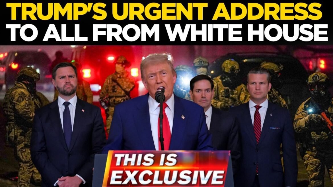 Donald Trump LIVE: Trump's Stunning Announcement | Trump Latest News LIVE | US News | White House