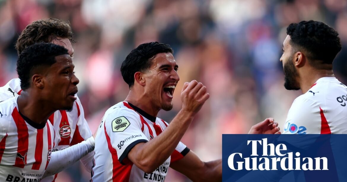 European football: PSV crowned Dutch champions after Feyenoord draw with Volendam | European club football