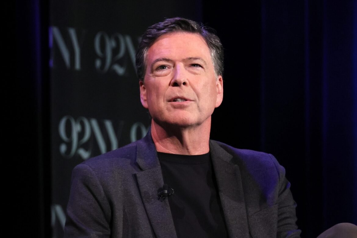 James Comey speaks onstage at 92NY on May 30, 2023 in New York City. (Photo by Dia Dipasupil/Getty Images)