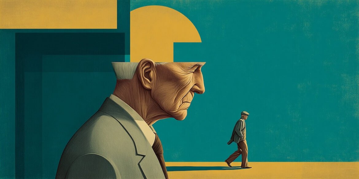 BME senior Nicholas Kim led a groundbreaking study on brain aging. (Image/Midjourney)