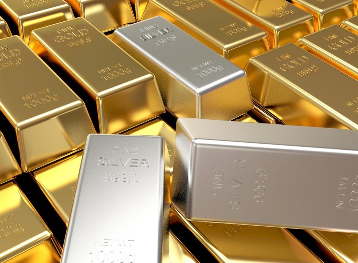 Gold and silver falling as oil prices soar