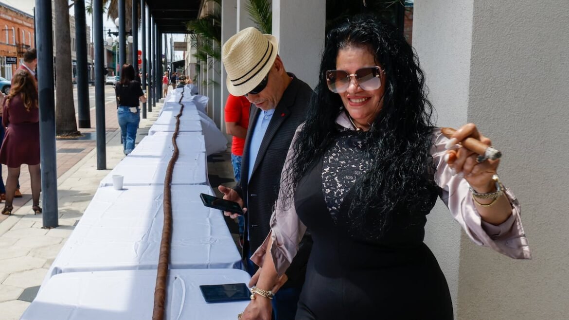 How did Ybor City celebrate 140 years? A 140-foot cigar, of course