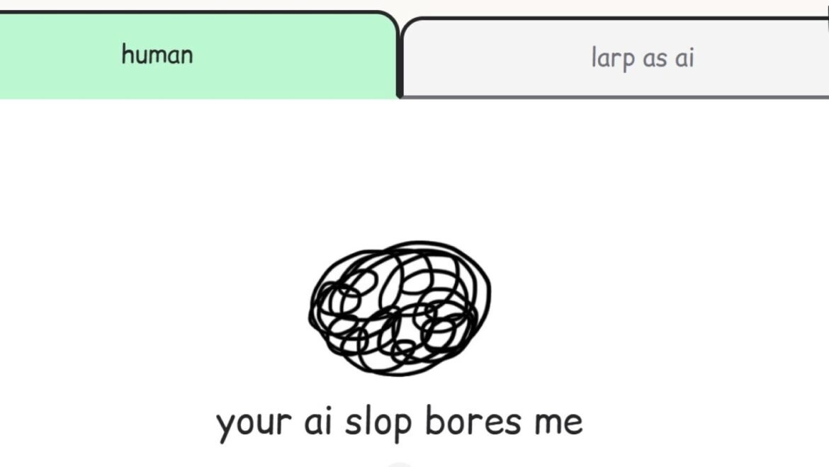 Humans are having fun impersonating AI chatbots : NPR