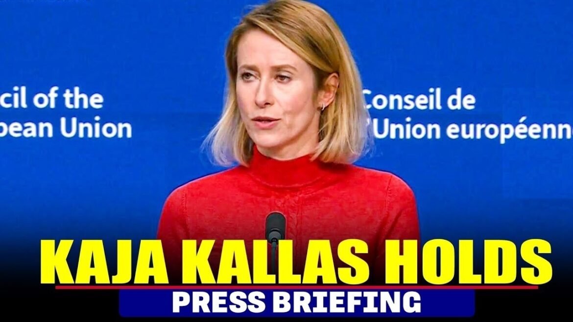 LIVE:  EU foreign policy chief Kaja Kallas press conference I NATO I US I China