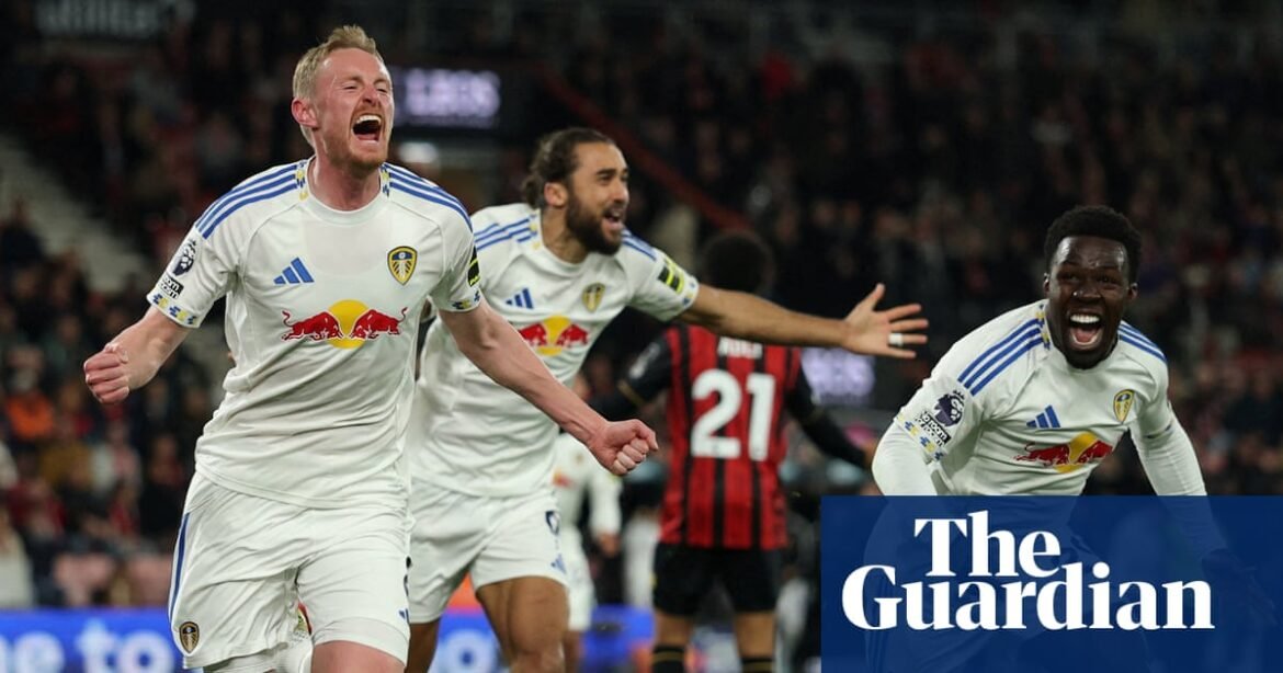 Longstaff’s late show moves Leeds closer to safety in dramatic draw at Bournemouth | Premier League