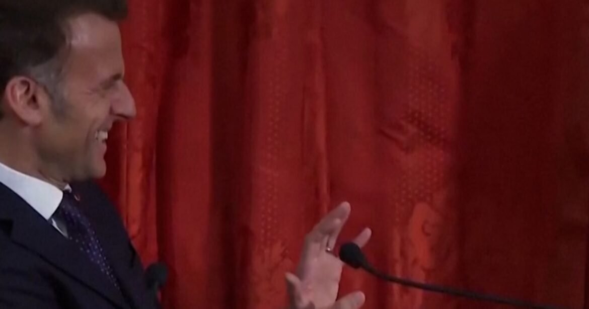 Macron and Japanese PM Takaichi do a 'Dragon Ball' pose