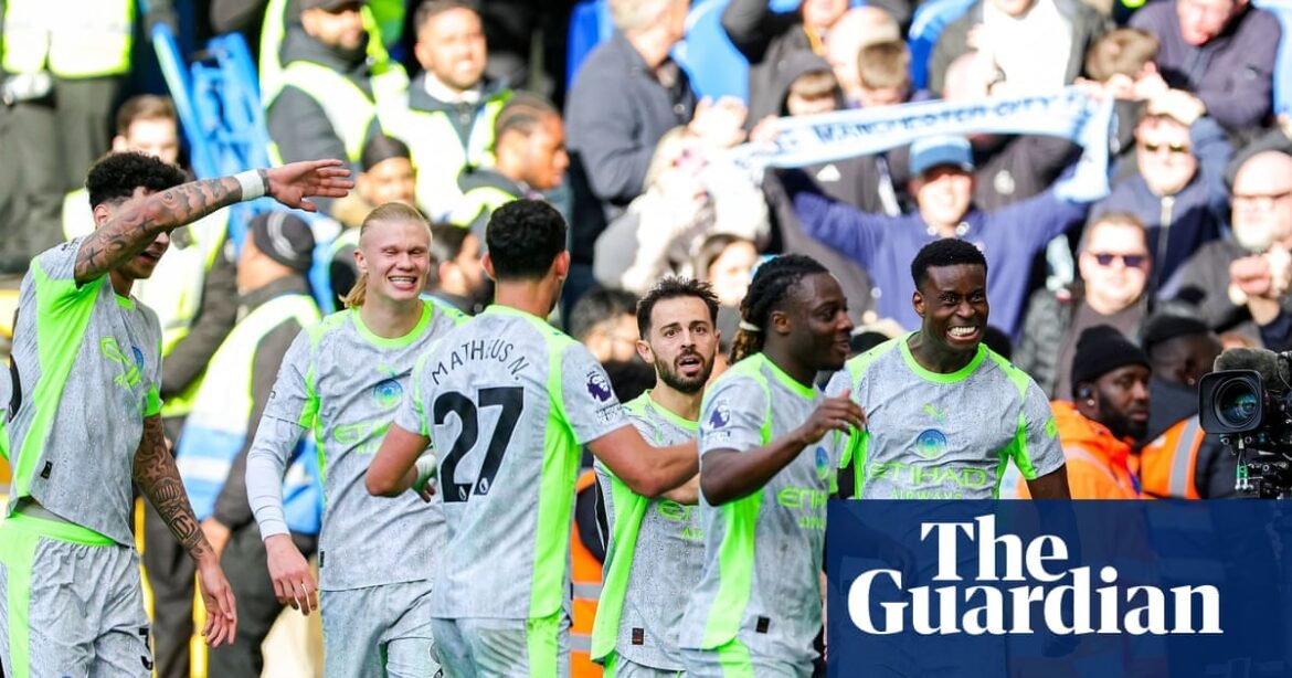 Manchester City close gap in title race with emphatic victory at Chelsea | Premier League