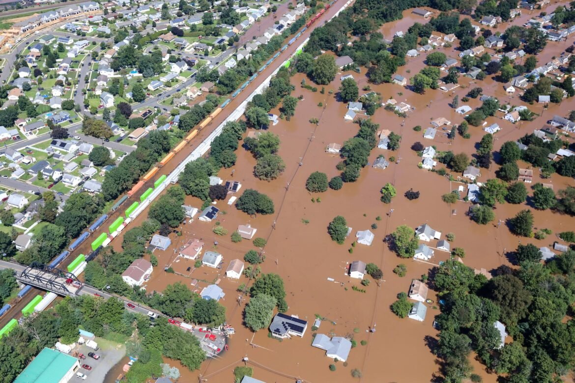 Manville was under water on Sept. 2, 2021 after remnants of Hurricane Ida slammed New Jersey. 
