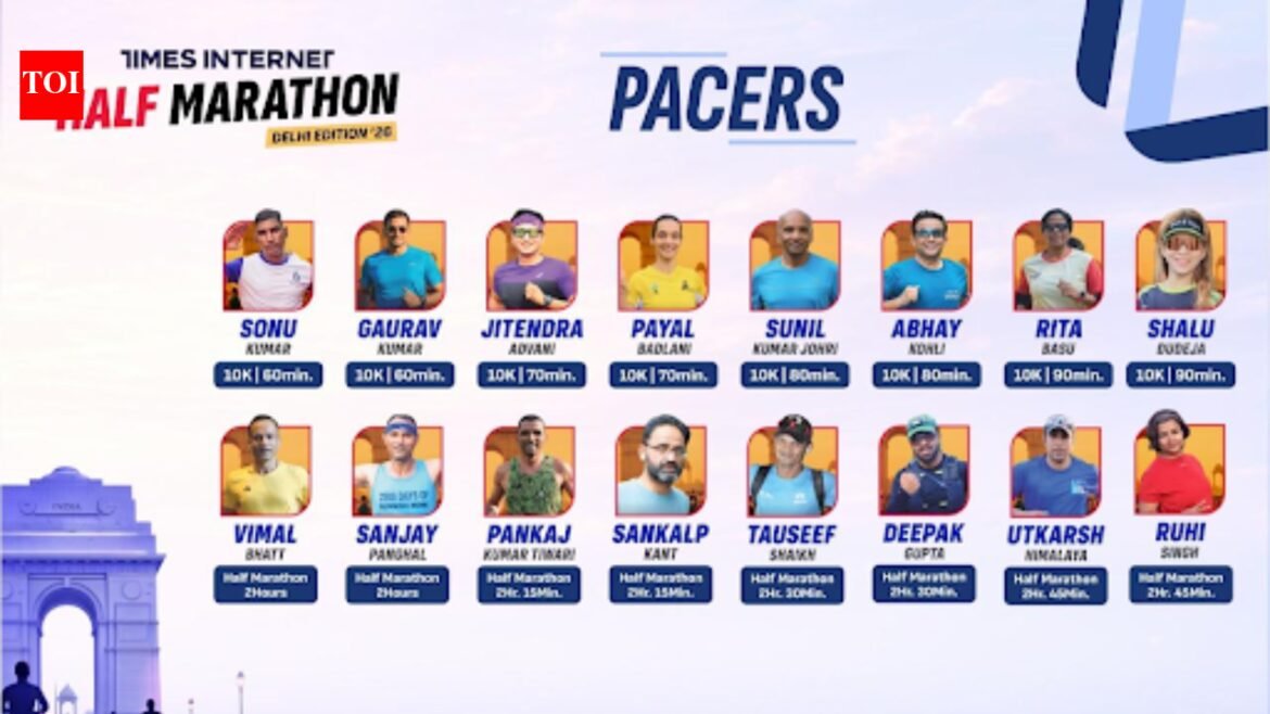 Pacers set the rhythm at Times Internet Half...