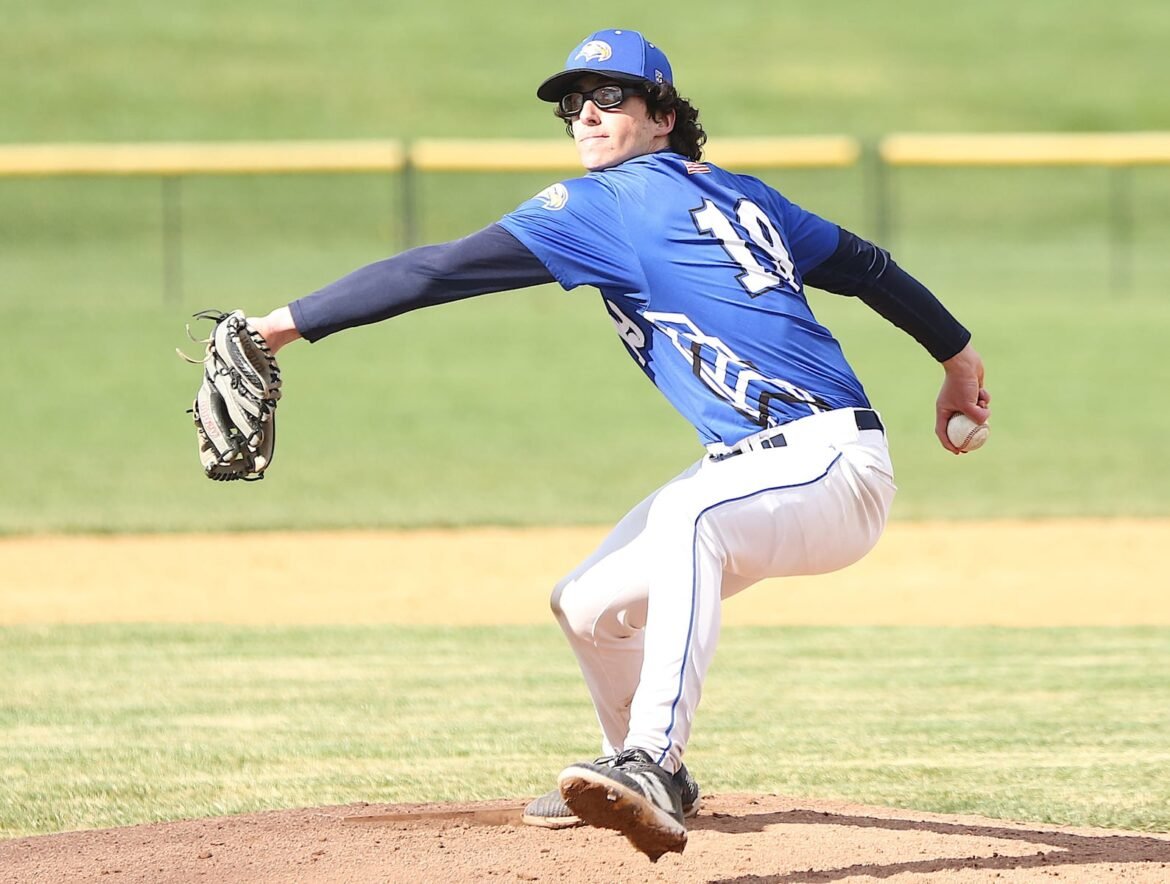 Christian Williams went 3 2/3 innings on the hill for Paul VI on Monday in an Olympic Conference game against Cherokee.