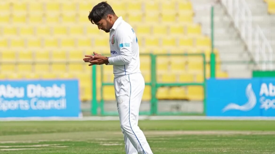 Rashid Khan has taken 45 wickets, which is tied with former South Africa pacer Vernon Philander for second most wickets by a player in the history of Test cricket after playing six matches. (Photo Credit: Abu Dhabi cricket)