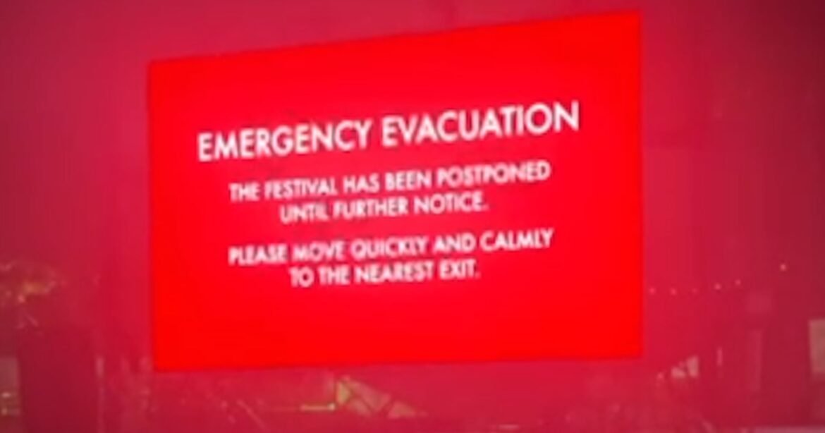Severe weather led to evacuation at Stagecoach festival