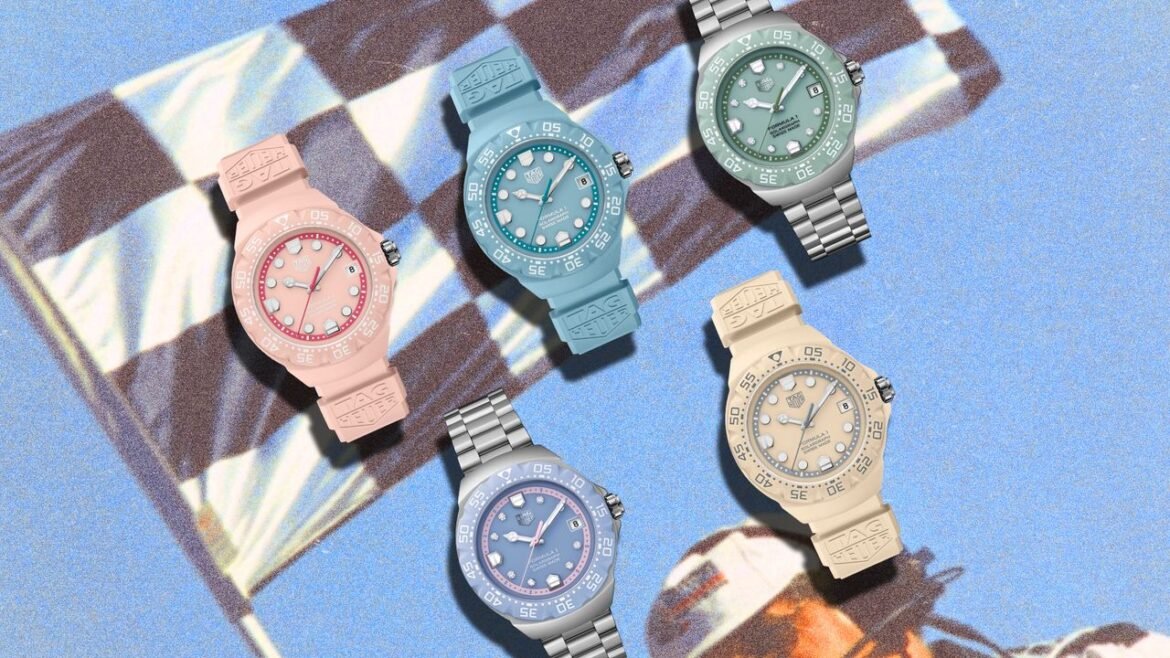 TAG Heuer's Fun-Loving Formula 1s Get a Pastel Makeover