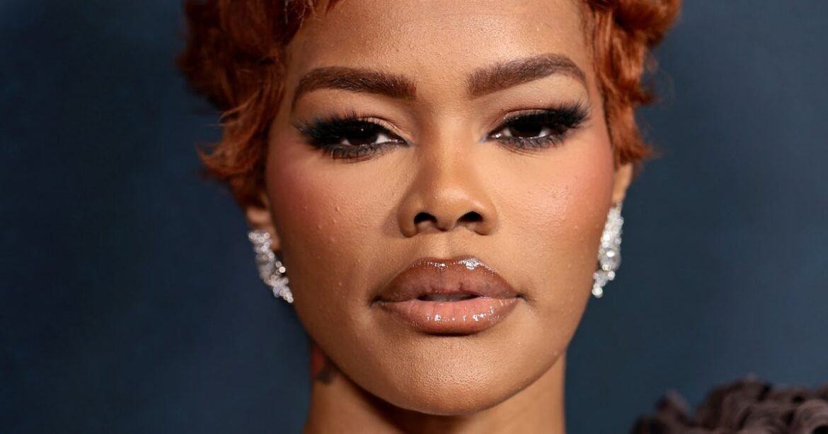 Teyana Taylor's Long, Curly Hair Matched Her Dress — Literally