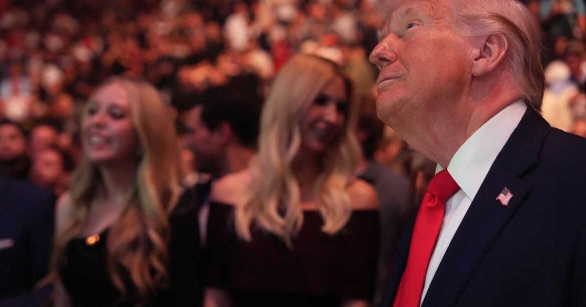 Trump Takes The Spotlight At UFC 327 In Miami, Greeting Rogan And Rubio