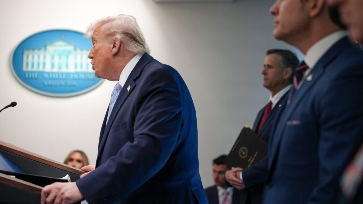 Trump holds press conference on Iran : NPR