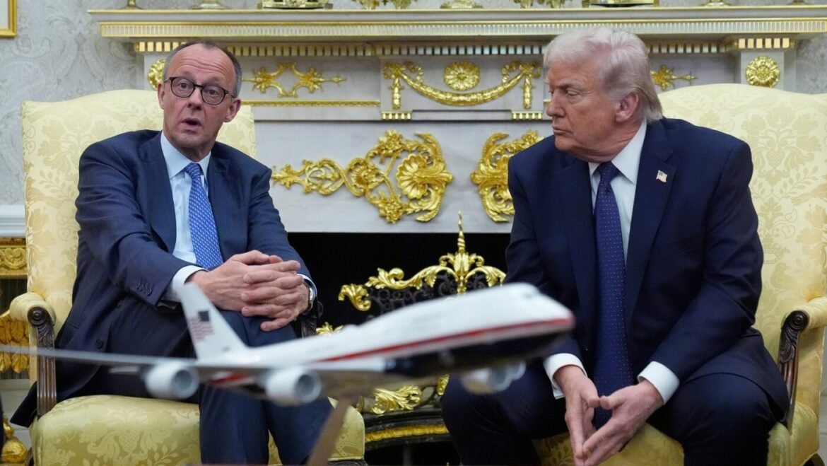 Trump says he is weighing reducing American troop presence in Germany after Iran feud : NPR