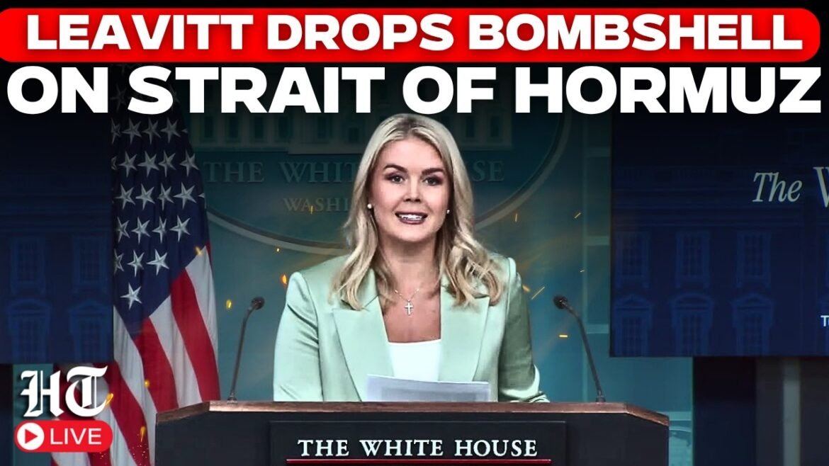 US Iran War Live | Karoline Leavitt avoids reporter questions about who controls Strait of Hormuz
