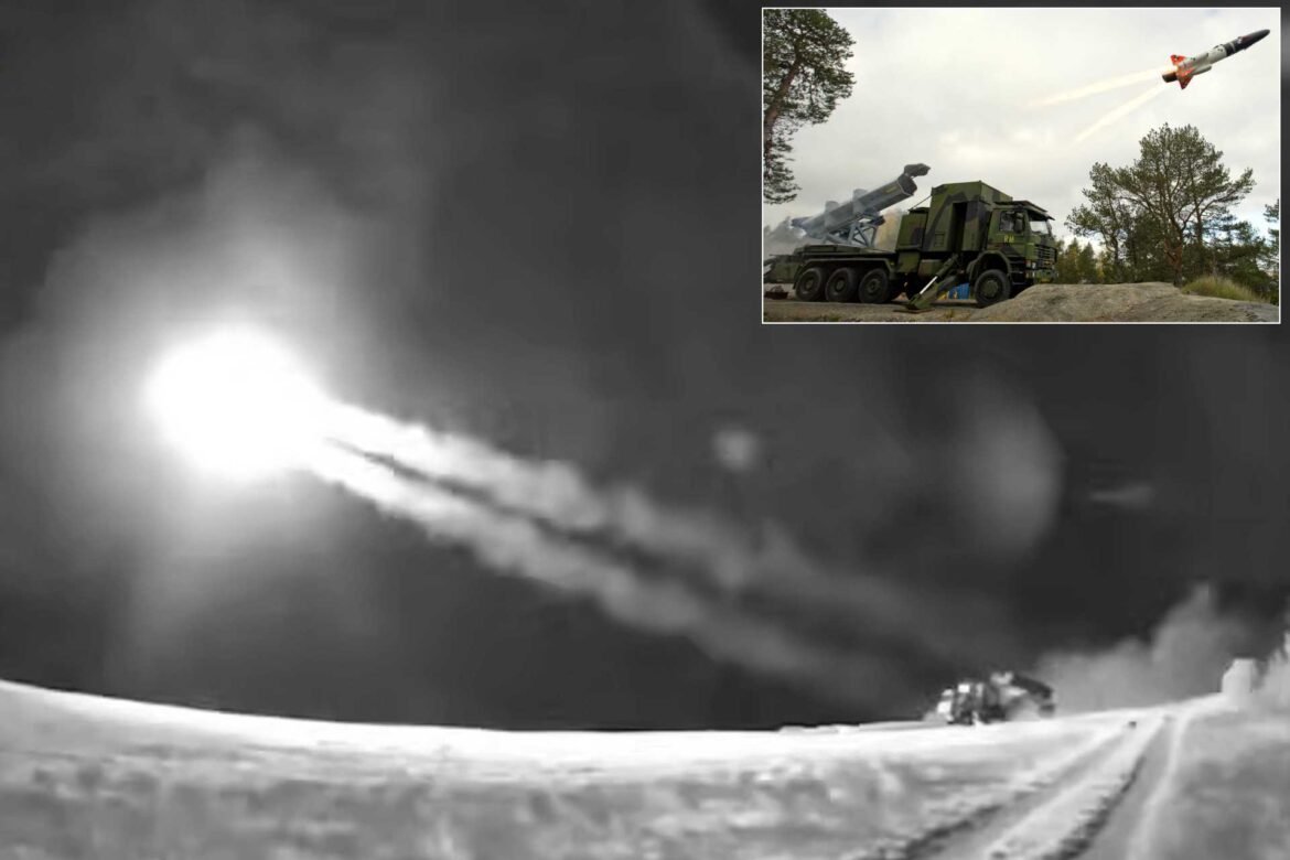 Ukraine uses Swedish RBS 15 missile for first time to strike Russian Sivash offshore platform in the Black Sea