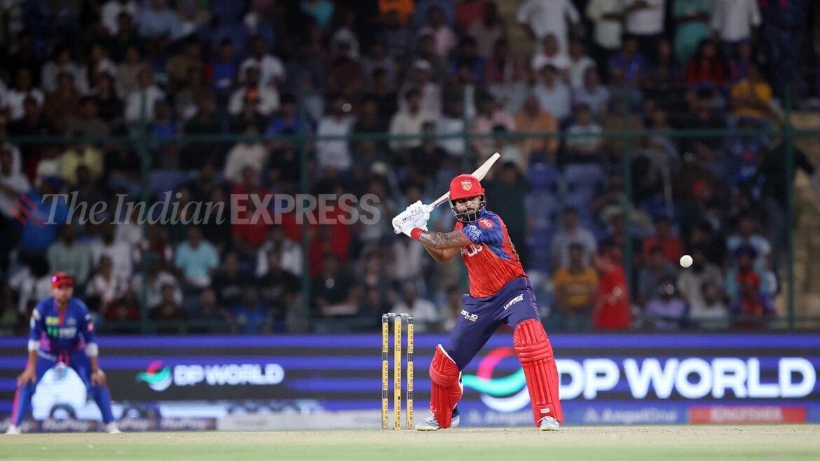 Since the beginning of IPL 2023, Shreyas Iyer has emerged as one of IPL’s most dependable batsmen in chases. (Express Photo by Praveen Khanna)