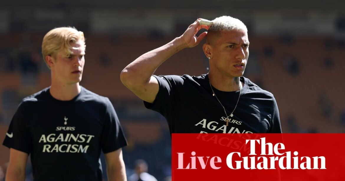 Wolves v Tottenham, West Ham v Everton, and more: football clockwatch – live | Soccer