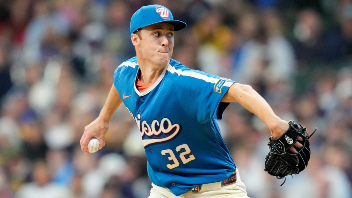 Brewers' Jacob Misiorowski records fastest pitches ever tracked by a starter