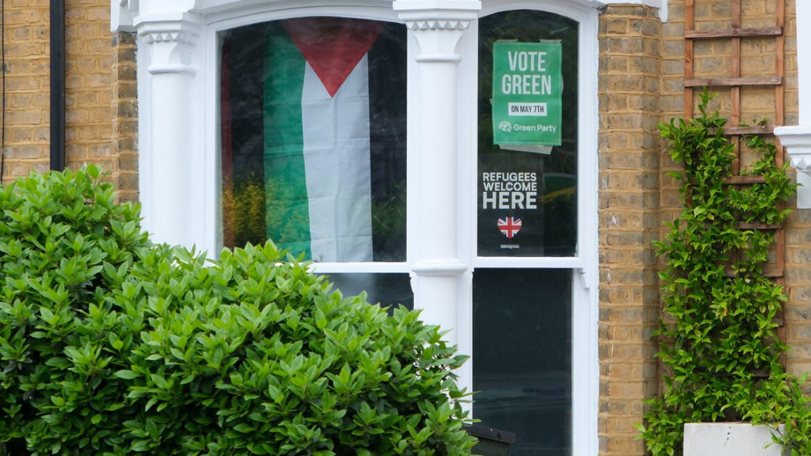 LONDON, UNITED KINGDOM - MAY 04, 2026 - Local elections 7 May 2026, Islington: The Green Party is aiming to gain seats in the borough. (Photo credit should read Matthew Chattle/Future Publishing via Getty Images)