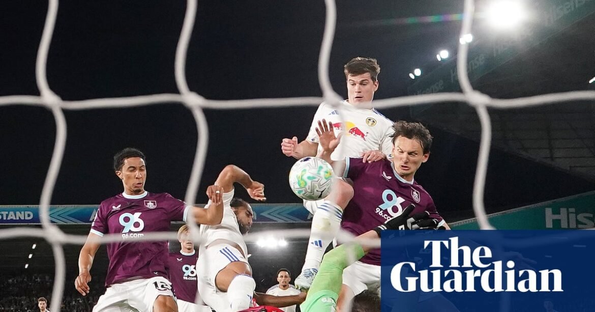 Calvert-Lewin eases Leeds to verge of safety in dominant win over Burnley | Premier League
