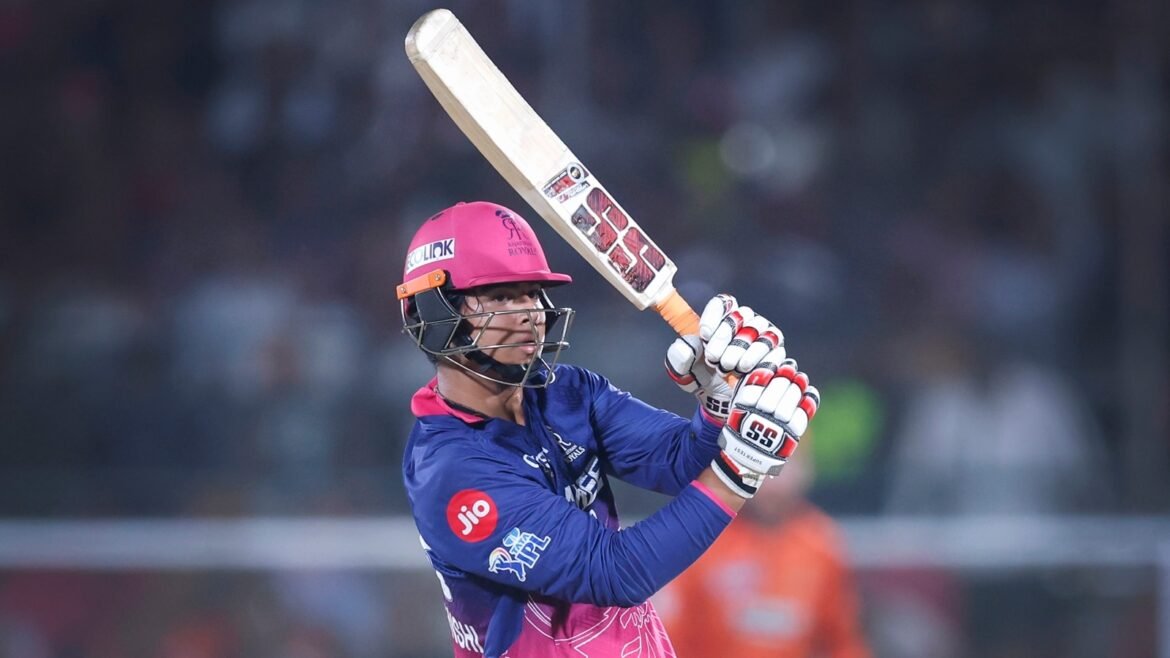 Sooryavanshi will be playing his first play-off match with Royals facing Sunrisers Hyderabad in the Eliminator at Mullanpur on Wednesday (BCCI/Creimas Photo)