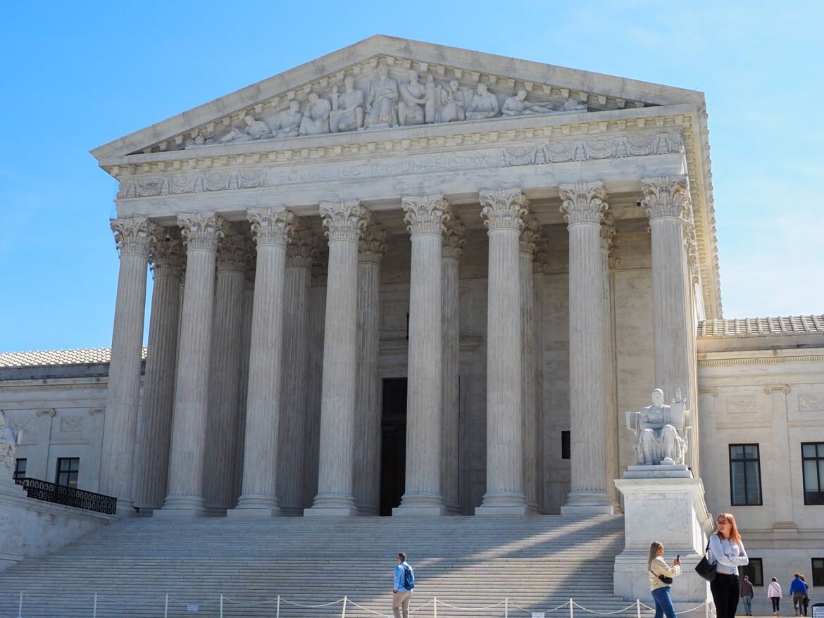 The U.S. Supreme Court, pictured April 9, 2026. Some progressives are seeking to restructure the court after seeing decisions in recent years they believe have provided political support to President Donald Trump and Republicans. (Photo by Ashley Murray/States Newsroom)