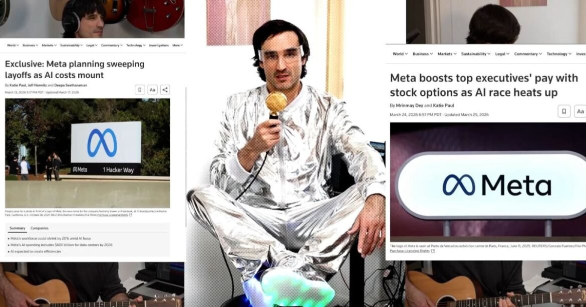 Departing Meta Staffer Posts Biting Anti-AI Video Internally Amid Mass Layoffs – Mother Jones