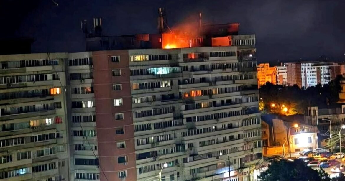Drone hits Romania apartment block during Russian attack on neighboring Ukraine
