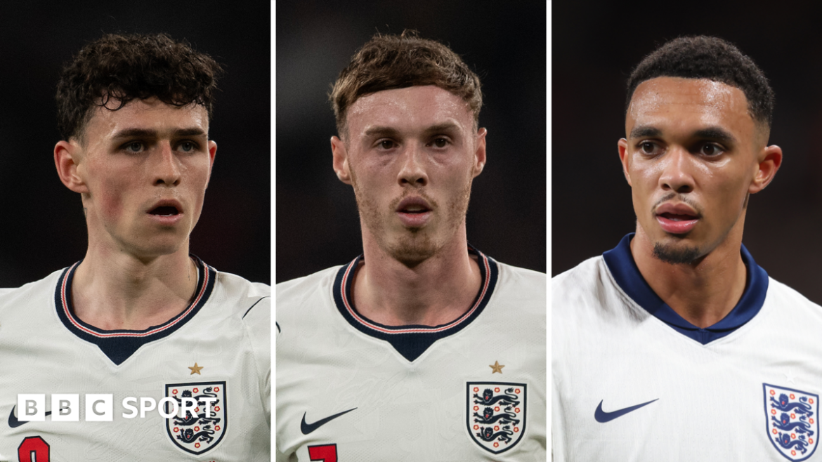 Phil Foden, Cole Palmer and Trent Alexander-Arnold  