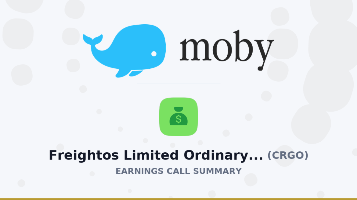 Freightos Limited Ordinary shares Q1 2026 Earnings Call Summary