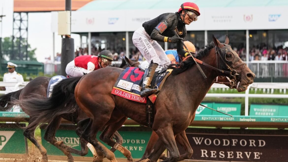 Golden Tempo takes the Kentucky Derby as Cherie DeVaux becomes the 1st woman to train its winner : NPR