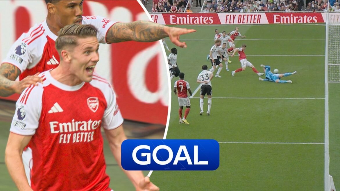 Arsenal's Viktor Gyokeres nets opening goal against Fulham