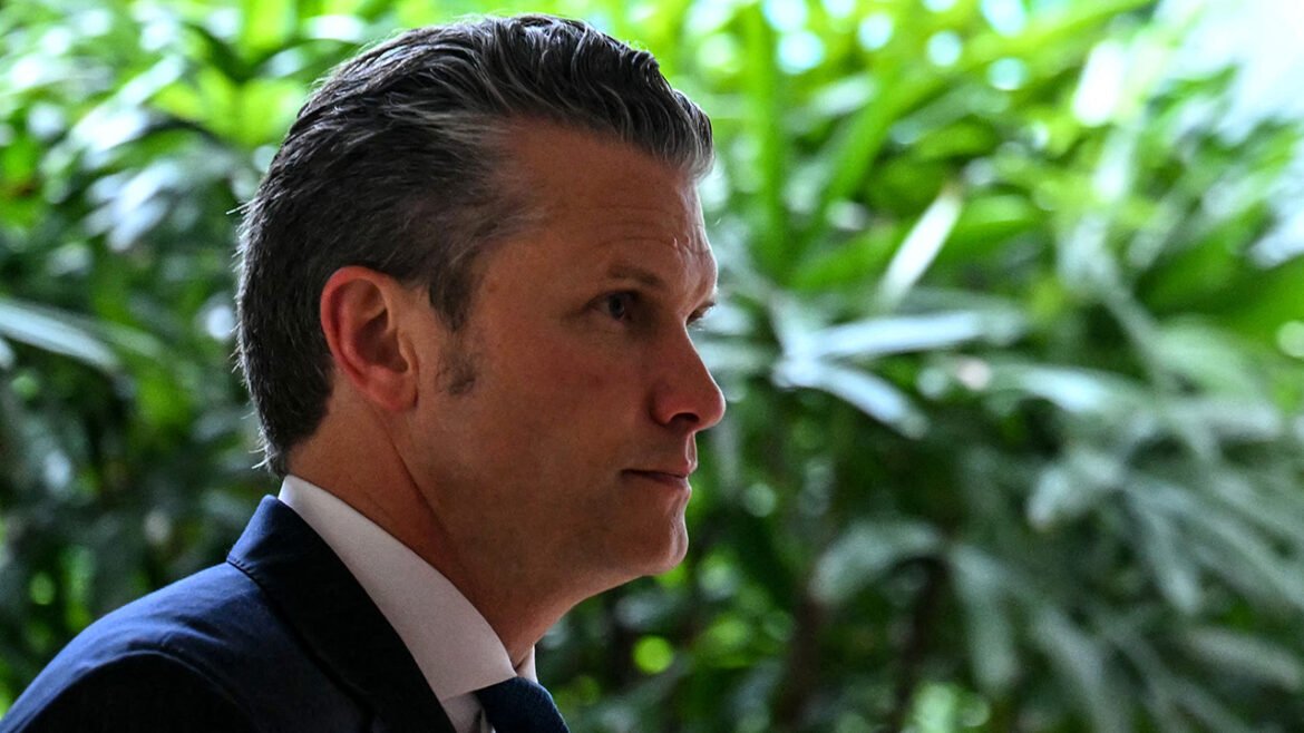 Pete Hegseth in Singapore
