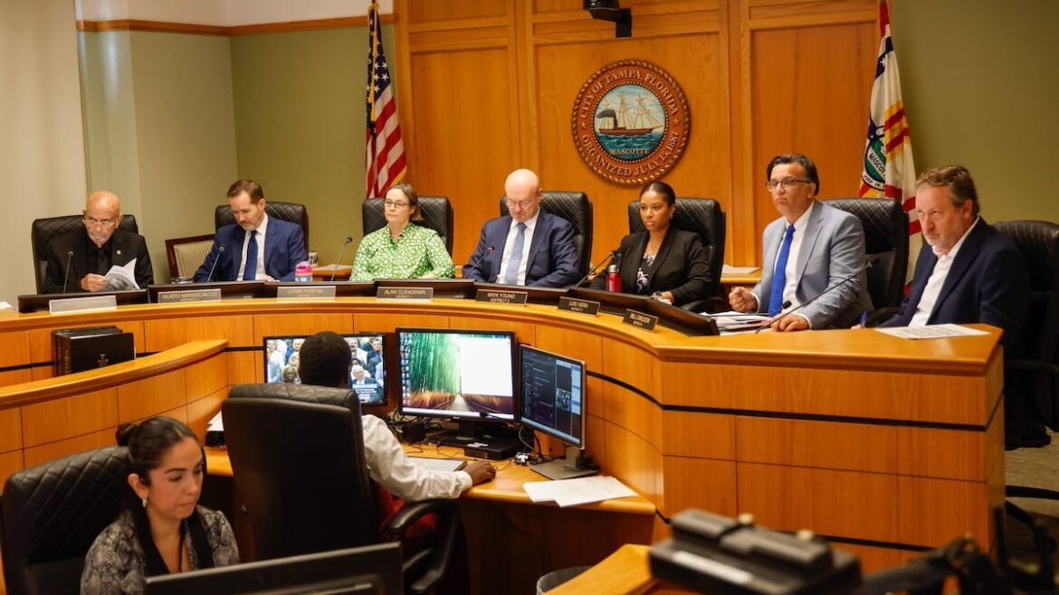 How did Tampa City Council members vote on the Rays stadium proposal?