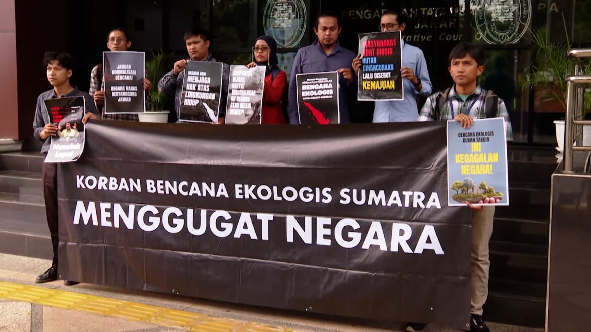 Indonesians sue government over deadly Sumatra flood response | Newsfeed