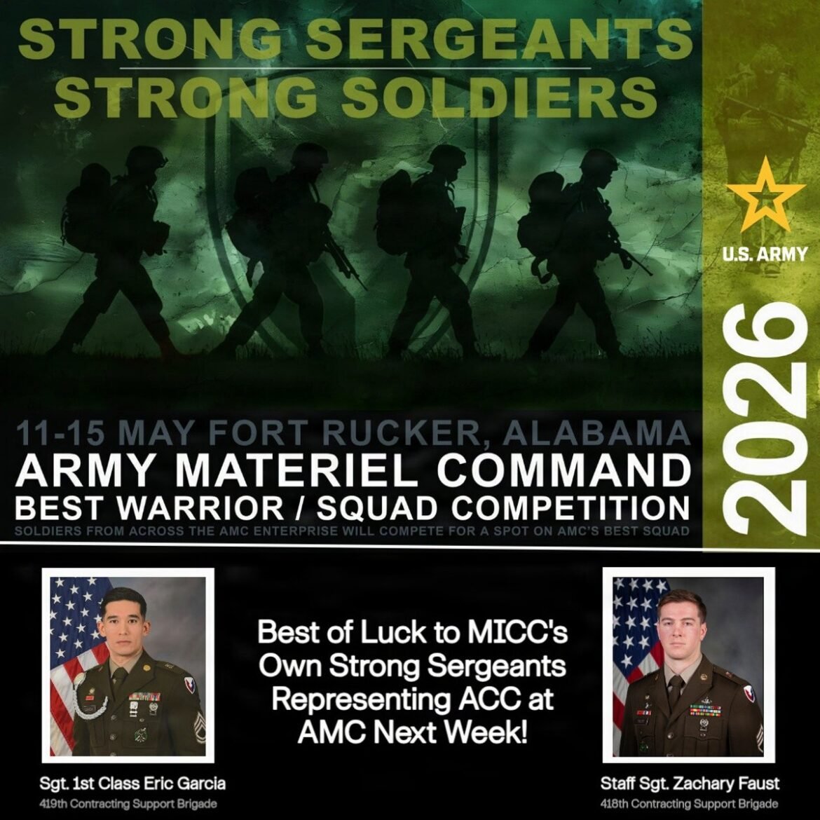 MICC Soldiers represent ACC, advance to Army Materiel Command competition | Article
