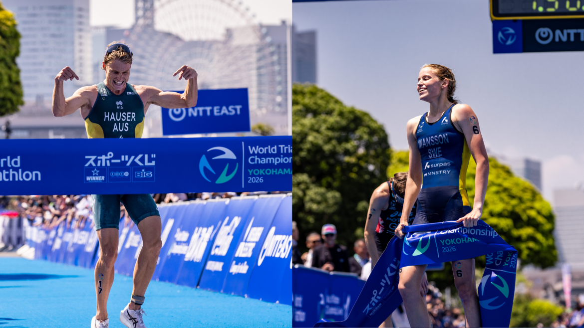 Månsson Upsets Potter in Sprint Finish While Hauser Holds Off Yee With Breakaway at WTCS Yokohama