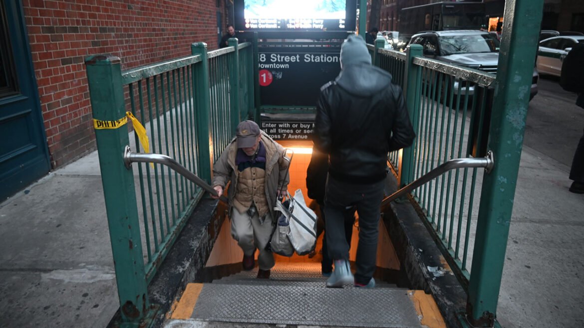 New York City's 18th Street subway station. (Kyle Mazza/Anadolu via Getty Images)
